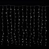 Crystalline závesná LED svetelná opona, 120 x 120 cm, 144 ks STUDENÁ BIELA LED, priehľadný kábel, Vhodná pre vonkajšie aj vnútorné použitie