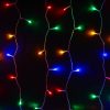 Crystalline závesná LED svetelná opona 200 x 250 cm, 500 ks MULTI LED, priehľadný kábel, Vhodná pre vonkajšie aj vnútorné použitie
