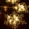Crystalline toldható LED HÓPEHELY fényfüggöny, 120 x 80 cm, 90 db MELEG FEHÉR LED, átlátszó kábel