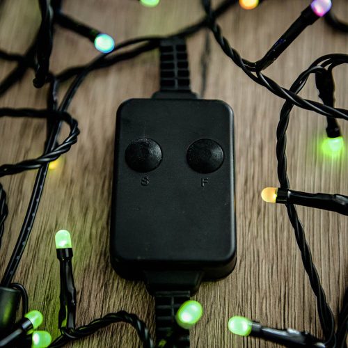 Dekortrend Heylight inteligentná svetelná reťaz, 1200 cm, 120 RGB LED, čierny kábel