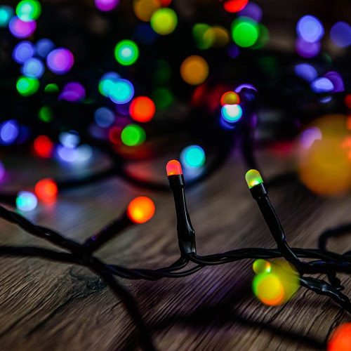 Dekortrend Heylight inteligentná svetelná reťaz, 1600 cm, 160 RGB LED, čierny kábel