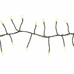 Tündérfény girland, 1400 LED, meleg fehér, zöld kábel