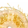 Tündérfény girland, ezüst kábel, meleg fehér, 20 m, 1000 LED