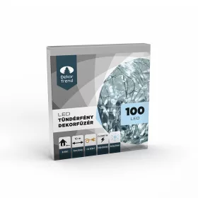   Tündérfény dekorfüzér 100 LED, hideg fehér, 1000 cm, réz kábel