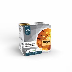   Dekortrend Svetelná reťaz 5000 cm, 1000 LED teplá biela, zelený kábel