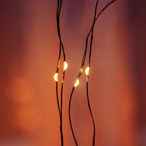 Dekortrend Svetelná reťaz 5000 cm, 1000 LED teplá biela, zelený kábel