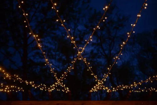 Dekortrend Kültéri toldható 50 LED fényfüzér, Meleg fehér, 500 cm