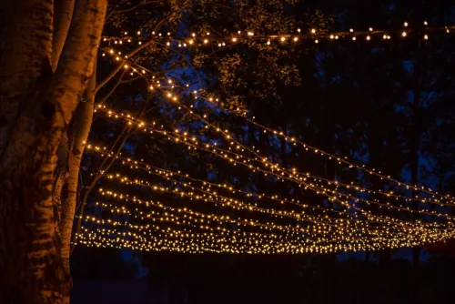 Dekortrend Kültéri toldható 50 LED fényfüzér, Meleg fehér, 500 cm