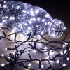 Dekortrend Kültéri toldható 100 LED fényfüzér, Hideg fehér, 1000 cm