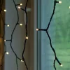 Dekortrend Vonkajšia LED svetelná záclona, Teplá biela, 100 x 400 cm, 280 LED