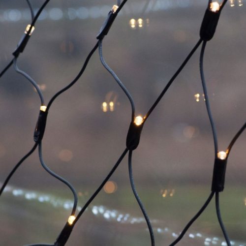 Dekortrend Vonkajšia LED svetelná sieť, Teplá biela, 200 x 200 cm, 192 LED