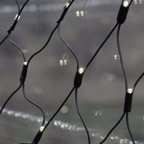 Dekortrend Vonkajšia LED svetelná sieť, Studená biela, 200 x 100 cm, 96 LED