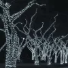 Dekortrend Kültéri toldható jégszikrázó 100 LED fényfüzér, Hideg fehér, 1000 cm