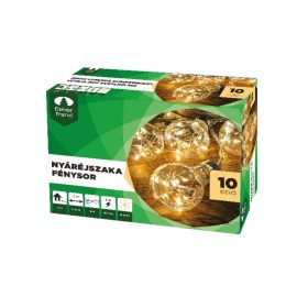 Letná noc svetelná reťaz 500 cm, 10 LED