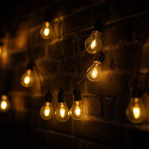 Dekortrend Aurora Pear svetelná reťaz, 10 žiaroviek