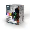 Dekortrend Basic 80 LED, 640 cm, fényfüzér timer funkcióval, elemes, színes