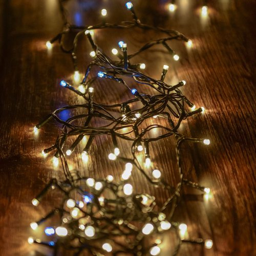 Dekortrend Basic Ľadová iskra svetelná reťaz 1800 cm, 360 LED, 270 teplá biela, 90 studená biela