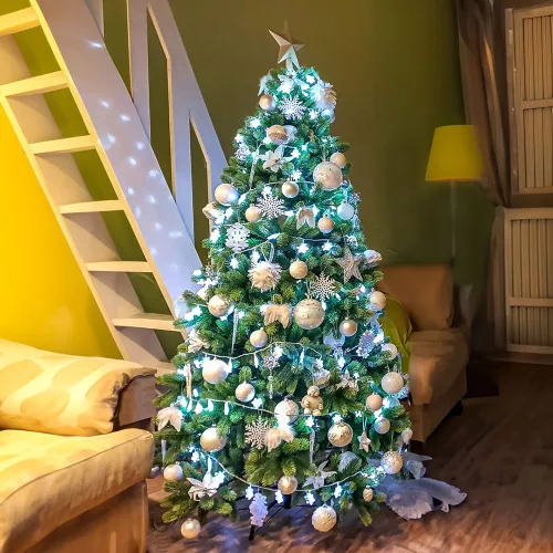 Polystar Műfenyő 210 cm, Full 3D