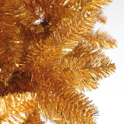 Luxusný zlatý umelý vianočný stromček 210 cm