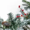 Winter Garland - műfenyő girland magyal és hópermet dekorral 270 cm