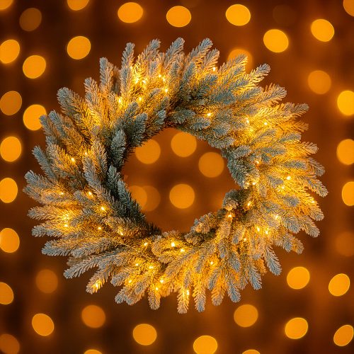 FROZEN LIGHTS veniec 60 cm