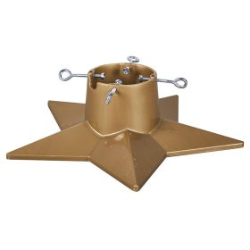 Starling stojan na vianočný stromček, zlatý